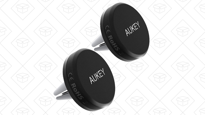 2-Pack Aukey Magnetic Vent Mounts, $8 with code AUKEYHT5